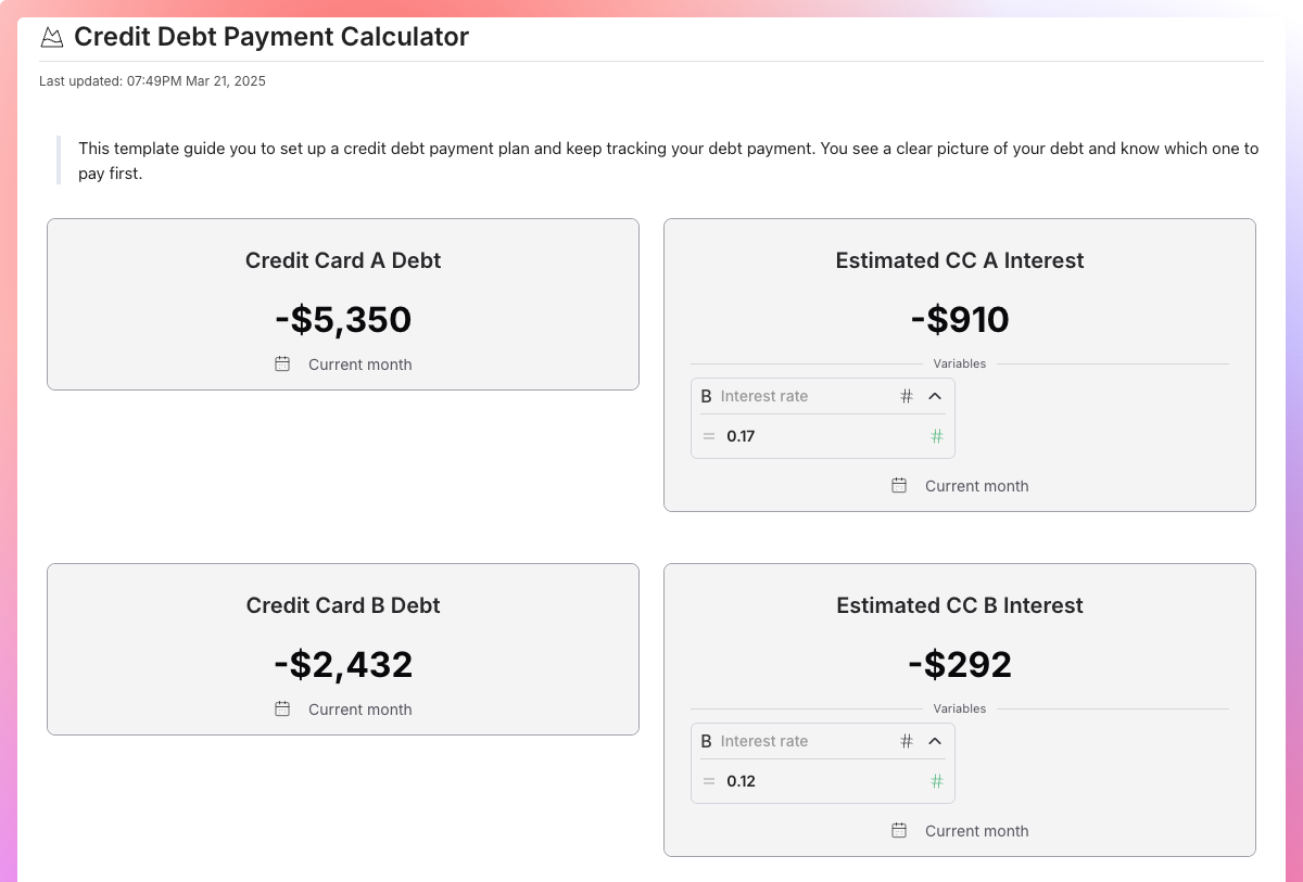 Debt Management
